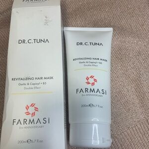 Farmasi Revitalizing Hair Mask - White with Red Accent